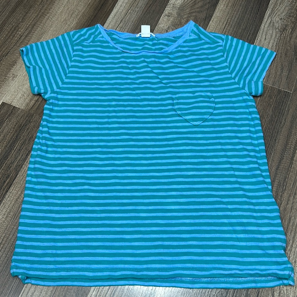 J. Crew crewcuts Heart Pocket Tee; Size 12
